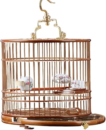 Papageienkäfig, Flugkäfig, hängender Vogelkäfig, leicht zu reinigender runder Vogelkäfig mit Schublade Papageienkäfig, Flugkäfig, hängender Vogelkäfig, leicht zu reinigender runder Vogelkäfig mit Schublade von WOTZOV