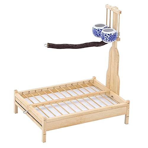 Vogelkäfig, Vogelkäfig, lustiger Vogelspielständer, Vogelträger aus massivem Holz, Spielständer mit Futternapf, Heimtischdekoration, Vogelkäfige, neuartiges Design Vogelkäfig, Vogelkäfig, lustiger Vogelspielständer, Vogelträger aus massivem Holz, Spielständer mit Futternapf, Heimtischdekoration, Vogelkäfige, neuartiges Design von WOTZOV