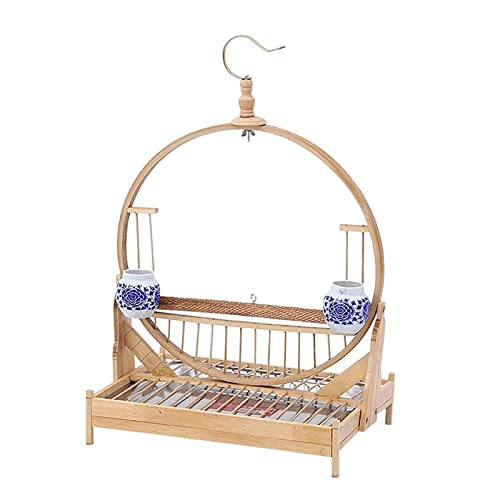Vogelkäfig, Vogelkäfig, tragbar, für Zuhause, Vogeltransporter, Spielständer für Haustiere, mit Rollständer, Vogelkäfige mit Haken, Tischdekoration, neuartiges Design,Large Vogelkäfig, Vogelkäfig, tragbar, für Zuhause, Vogeltransporter, Spielständer für Haustiere, mit Rollständer, Vogelkäfige mit Haken, Tischdekoration, neuartiges Design,Large von WOTZOV