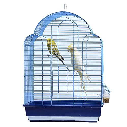 Vogelkäfig, großer Vogelkäfig aus Metall, tragbare Vogeltransportboxen mit Futternapf und Holzstange für Vogelkäfige zu Hause mit leicht zu reinigendem Schubladenboden, neuartiges Vogelkäfig, großer Vogelkäfig aus Metall, tragbare Vogeltransportboxen mit Futternapf und Holzstange für Vogelkäfige zu Hause mit leicht zu reinigendem Schubladenboden, neuartiges von WOTZOV