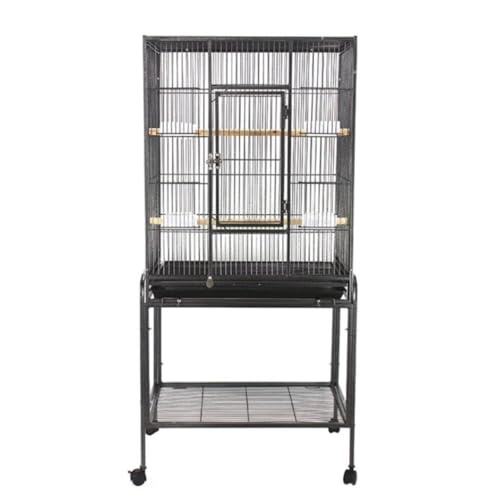 Vogelkäfig 53 Zoll Vogelkäfig mit abnehmbarem Rollständer Vogelkäfige für Sittiche, Papageien, Nymphensittiche, Tauben, Flugkäfig Vogelbedarf Vogelkäfig 53 Zoll Vogelkäfig mit abnehmbarem Rollständer Vogelkäfige für Sittiche, Papageien, Nymphensittiche, Tauben, Flugkäfig Vogelbedarf von WOTZOV