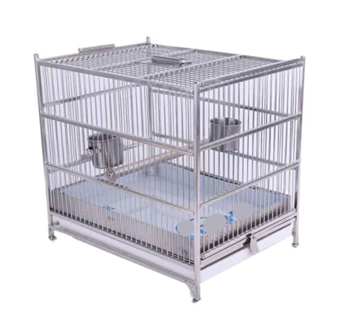Vogelkäfig Große Vogelkäfige Tragbarer Vogelkäfig Aus Schmiedeeisen Vogeltransporter Aus Edelstahl Vogelhaus Für Vogelbedarf Im Freien Vogelkäfig Große Vogelkäfige Tragbarer Vogelkäfig Aus Schmiedeeisen Vogeltransporter Aus Edelstahl Vogelhaus Für Vogelbedarf Im Freien von WOTZOV