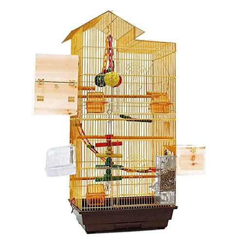 Vogelkäfig aus Metall, eingebaute, verstellbare, hängende Vogelträger aus Holz, dekorative Vogelkäfige für die Zucht zu Hause und im Gewerbe. Neuartiges Design Vogelkäfig aus Metall, eingebaute, verstellbare, hängende Vogelträger aus Holz, dekorative Vogelkäfige für die Zucht zu Hause und im Gewerbe. Neuartiges Design von WOTZOV