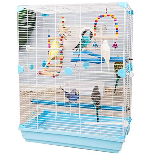 Vogelkäfig aus blauem Eisen für Papageien, dekorative Vogelkäfige, Gartendekoration, Tauben, Unzertrennlicher, Wellensittichkäfig, Blau D, Blau B,Blue C Vogelkäfig aus blauem Eisen für Papageien, dekorative Vogelkäfige, Gartendekoration, Tauben, Unzertrennlicher, Wellensittichkäfig, Blau D, Blau B,Blue C von WOTZOV