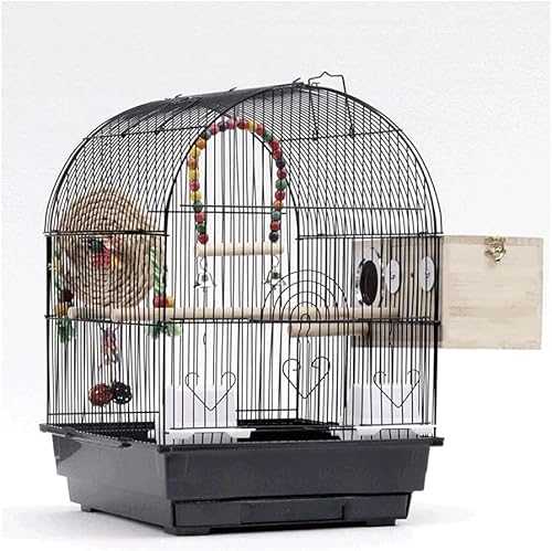 Vogelkäfige Einfache Retro-Vogelkäfige Vogelkäfig aus Schmiedeeisen mit Rollständer Großer, langlebiger Vogelhäuschenträger 20 Zoll für den Garten im Freien Leicht zu tragen,C Set Vogelkäfige Einfache Retro-Vogelkäfige Vogelkäfig aus Schmiedeeisen mit Rollständer Großer, langlebiger Vogelhäuschenträger 20 Zoll für den Garten im Freien Leicht zu tragen,C Set von WOTZOV