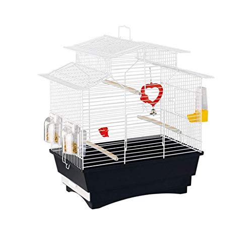 Vogelkäfige aus Edelstahl, tragbar, klein, für unterwegs, Haustierkäfig, Gartendekoration, Einweihungsgeschenk, A, C,C Vogelkäfige aus Edelstahl, tragbar, klein, für unterwegs, Haustierkäfig, Gartendekoration, Einweihungsgeschenk, A, C,C von WOTZOV