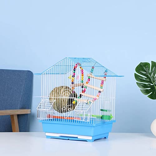 Vogelkäfige aus Schmiedeeisen, Kleiner Papageienkäfig, Vogelträger aus Metall für den Haushalt, tragbarer Flugkäfig für Haustierprodukte für Papageien, Blau a,Blue a Vogelkäfige aus Schmiedeeisen, Kleiner Papageienkäfig, Vogelträger aus Metall für den Haushalt, tragbarer Flugkäfig für Haustierprodukte für Papageien, Blau a,Blue a von WOTZOV
