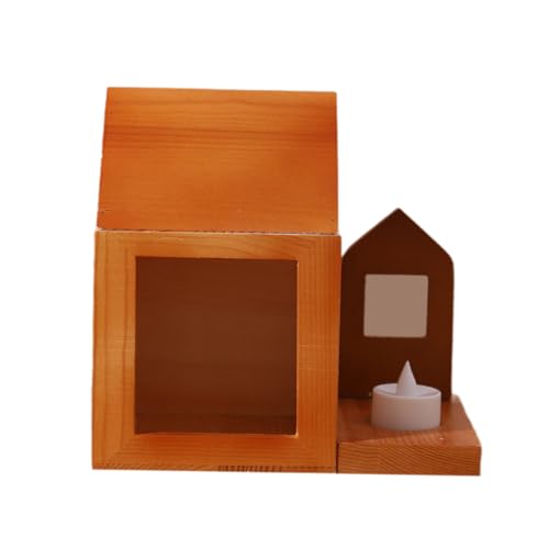 WOURRD Hunde Begräbnisfrämation Holz Urnen Für Asche Haustier Holzgedenkliche Urnen Geschenke Gedenken Liebe Begräbnisseneralbestätigung von WOURRD