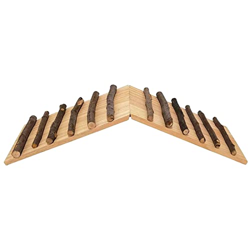 WOURRD Naturhölzern Lustig Für Spielspielzeugkauen Für Kleine Tiere Ratten Versteck Hamster Plattform Holzkäfigzubehör WOURRD Naturhölzern Lustig Für Spielspielzeugkauen Für Kleine Tiere Ratten Versteck Hamster Plattform Holzkäfigzubehör von WOURRD