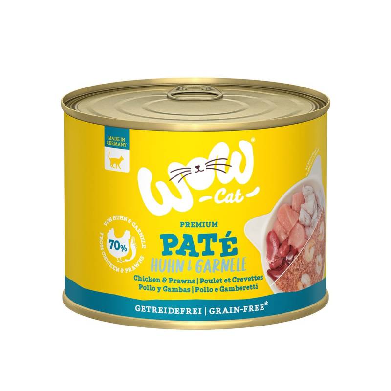 WOW CAT Adult Huhn & Garnelen 6x200g von WOW Cat