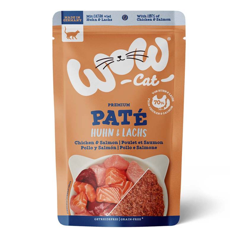 WOW CAT Adult Huhn & Lachs 12x125g von WOW! Cat