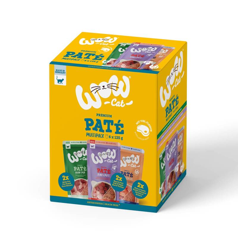 WOW CAT Adult MULTIPACK 6x125g von WOW Cat