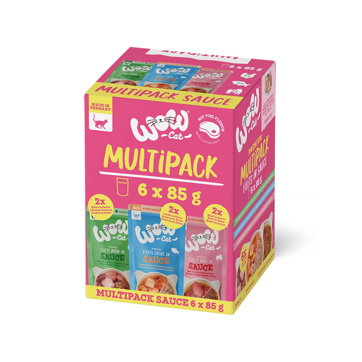 WOW CAT Sauce MULTIPACK 6x85g von WOW Cat