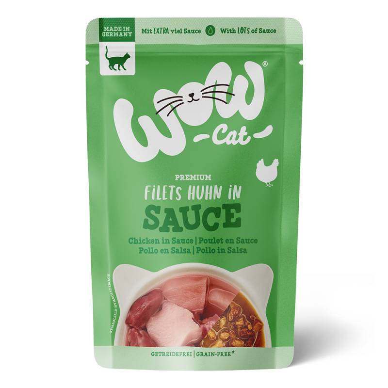 WOW Cat in Soße 8 x 85 g - Huhn von WOW Cat