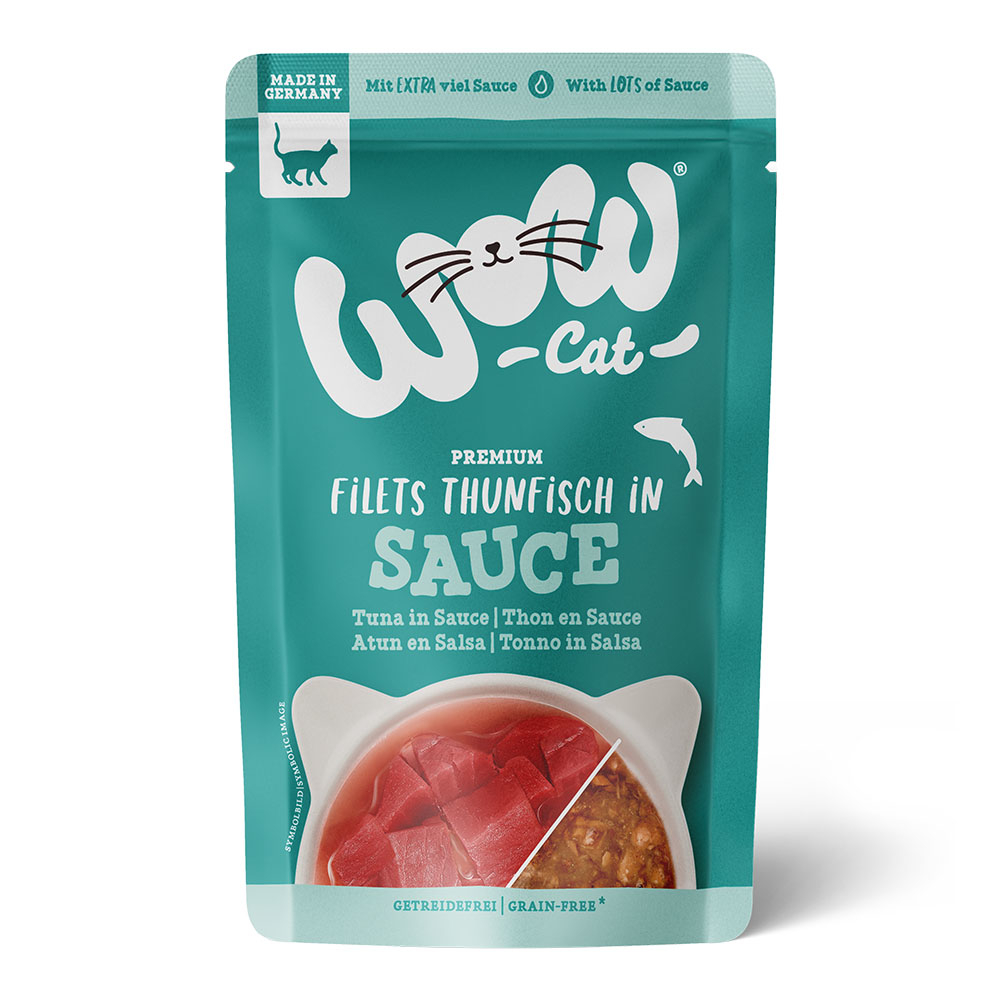 WOW Cat in Soße 8 x 85 g - Thunfisch WOW Cat in Soße 8 x 85 g - Thunfisch von WOW Cat