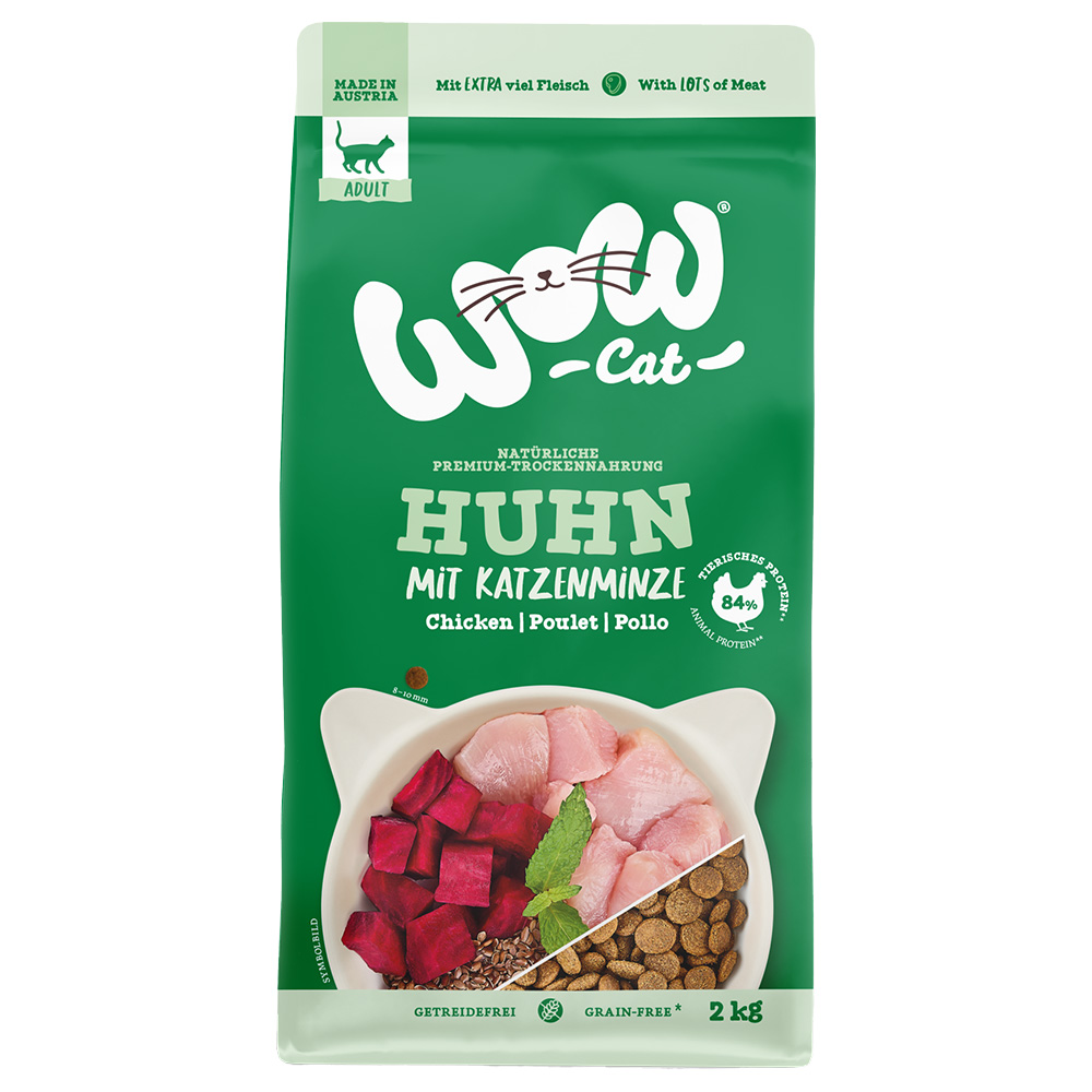Wow Cat Adult mit Huhn - 2 kg Wow Cat Adult mit Huhn - 2 kg von WOW Cat