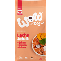 12kg Hunde Trockenfutter, Adult Lachs mit Spinat und Süßkartoffel von WOW DOG