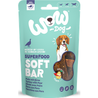 150g Hunde Leckerlis, Soft Bar | Pute Superfood von WOW DOG
