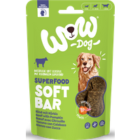 150g Hunde Leckerlis, Soft Bar | Rind Superfood von WOW DOG