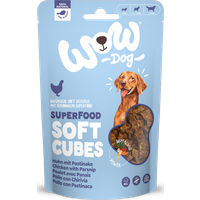 150g Hunde Leckerlis, Soft Cubes | Huhn Superfood von WOW DOG