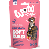 150g Hunde Leckerlis, Soft Cubes | Wild Superfood von WOW DOG