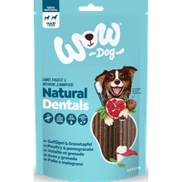 230g Hunde Zahnpflege, Natural Dentals | Maxi mit Geflügel & Granatapfel von WOW DOG