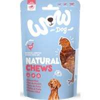 250g Hunde Leckerlis, Hühnerfilet Natural Chews von WOW DOG