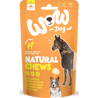 250g Hunde Leckerlis, Pferdefleisch Natural Chews von WOW DOG