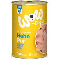 400g Hunde Nassfutter, Huhn Pur Single Protein Nassfutter von WOW DOG