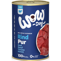 400g Hunde Nassfutter , Rind Pur Single Protein Futter von WOW DOG