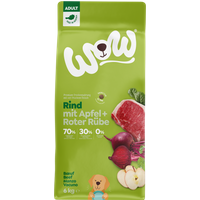 6kg Hunde Trockenfutter, Adult Rind mit Apfel und Roter Rübe von WOW DOG