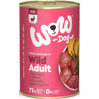 800g Hunde Nassfutter, Adult | Mit Wild Seealge und Süßkartoffel von WOW DOG