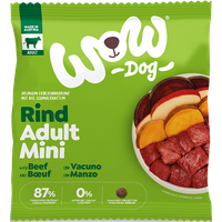 80g Trockenfutter | Probe, Adult Rind mit Apfel und Roter Rübe, Minis von WOW DOG