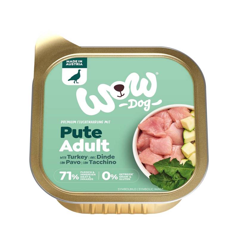 WOW Adult Pute mit Zucchini und Löwenzahn 11x150g von WOW!