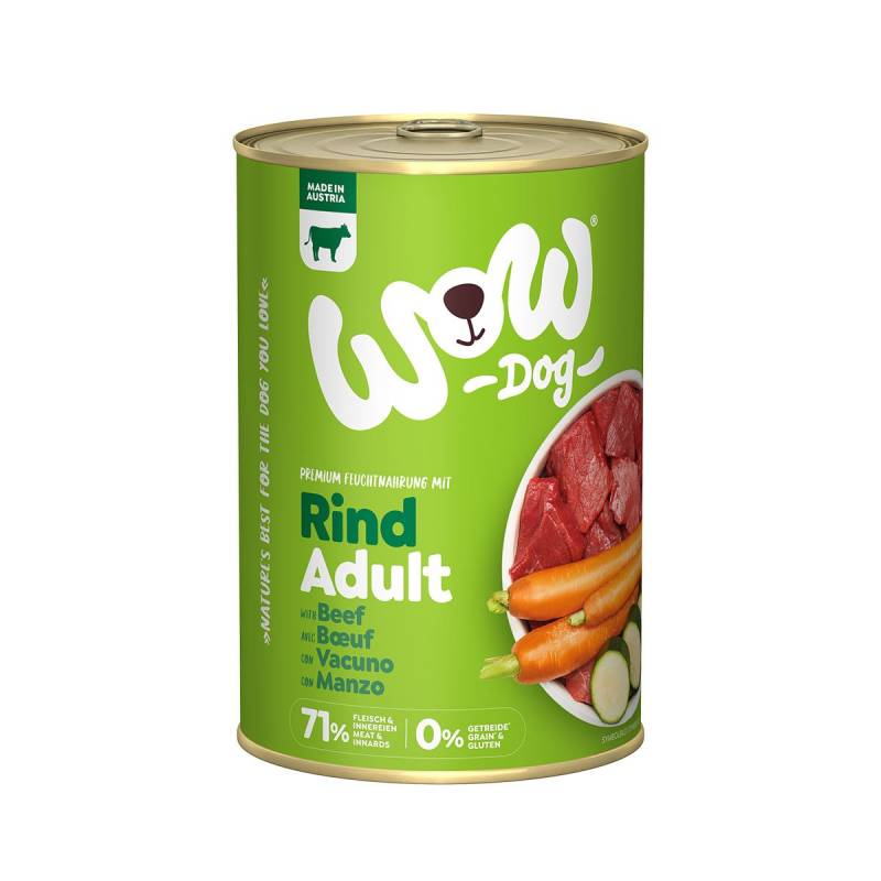 WOW Dog Rind Adult 6x400g von WOW!