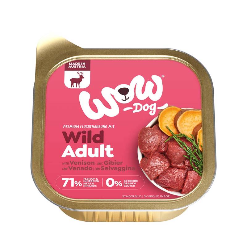 WOW Adult Wild mit Seealgen und Süßkartoffel 11x150g von WOW!