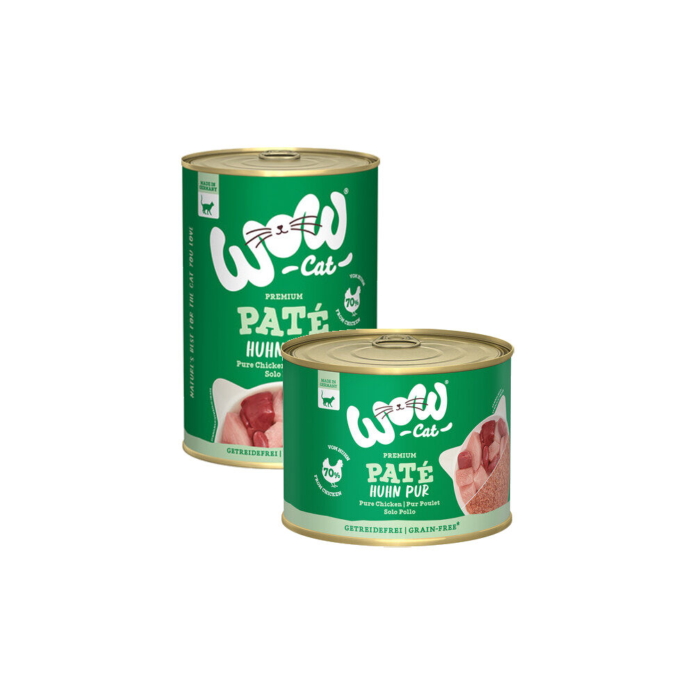 WOW Cat Nassfutter Adult - Reines Huhn - 400 g von WOW!