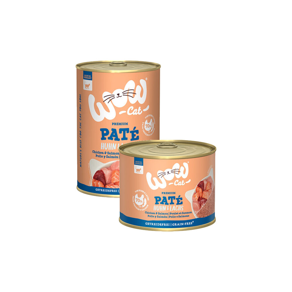 WOW Cat Wet Adult - Huhn & Lachs - 400 g von WOW!