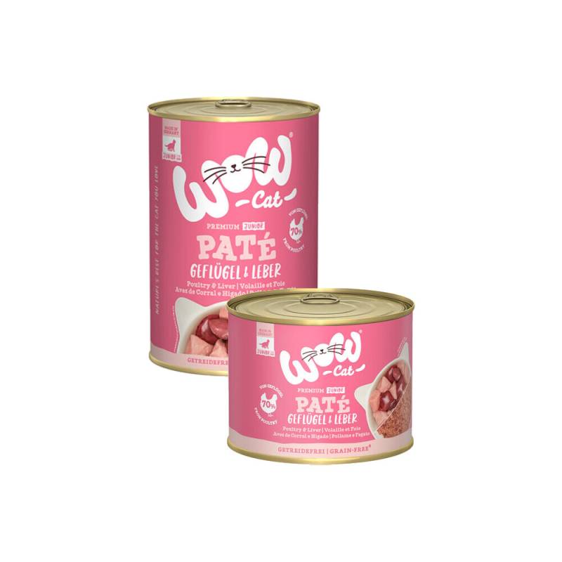 WOW Cat Wet Junior - Geflügel & Leber - 200 g von WOW!