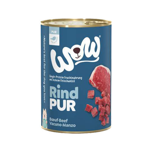 WOW! PUR 100 % - Huhn - 6 x 400 g von WOW!