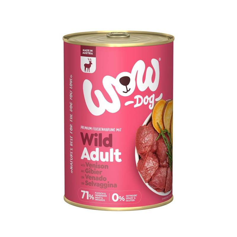 WOW Dog Wild Adult 6x400g von WOW!