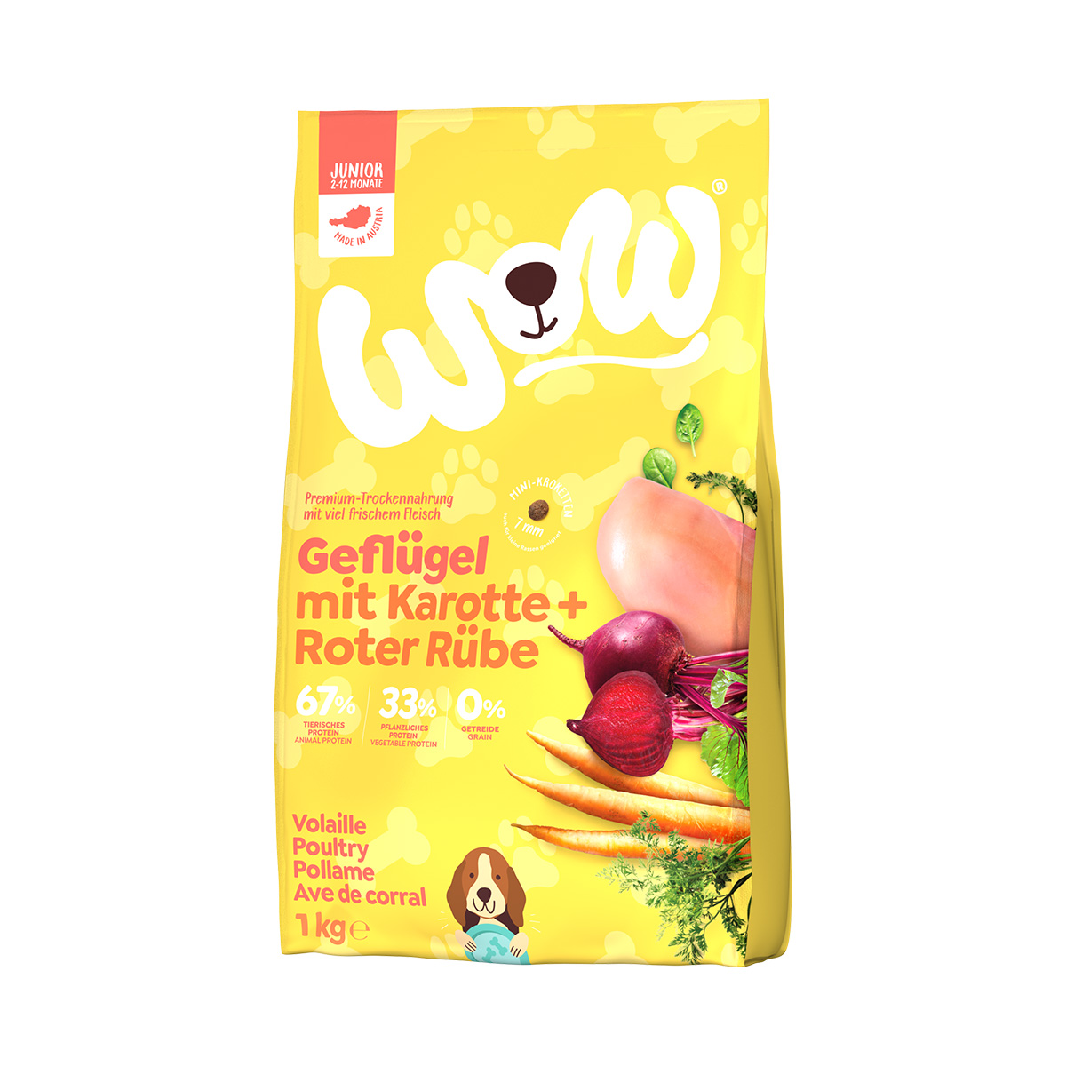 WOW Minis Junior Geflügel 1kg WOW Minis Junior Geflügel 1kg von WOW!