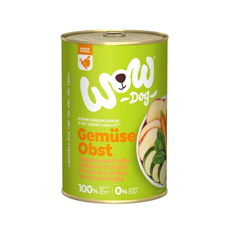 WOW Pur Gemüse & Obst 6x400g von WOW!