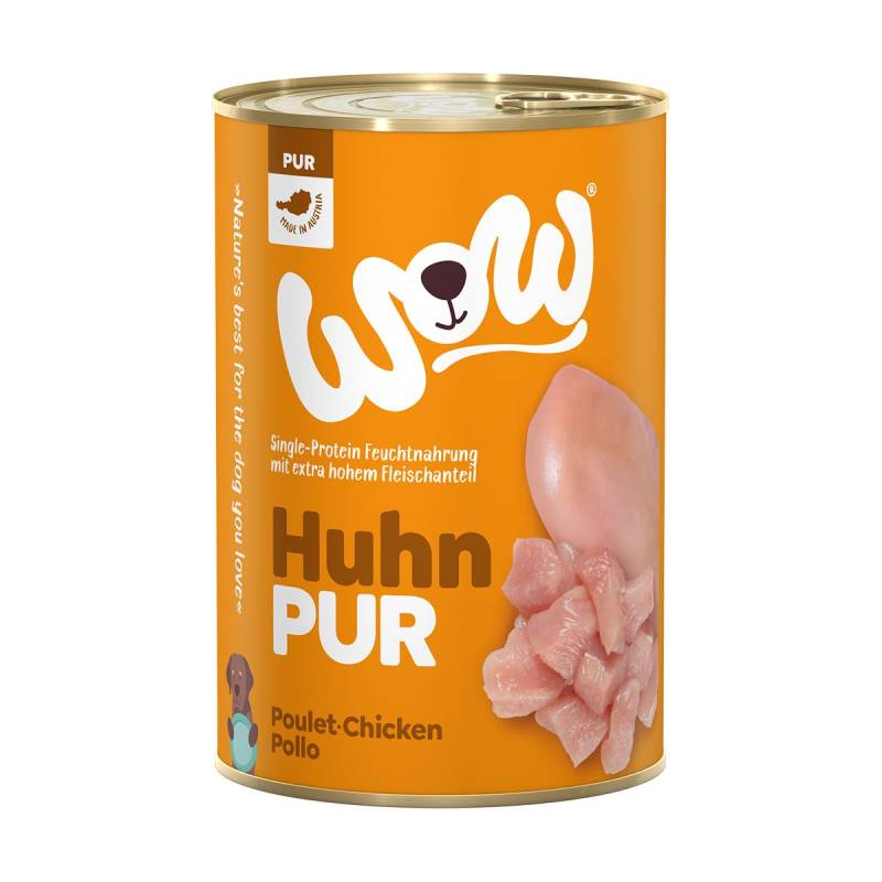 WOW Pur Huhn Single Protein 6x400g von WOW!