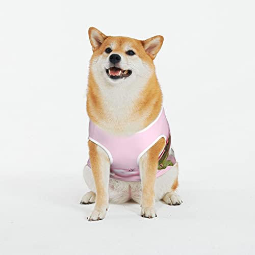 Rosa Herzen und Rosen Gedruckt Hund Shirt Nette Haustier Kleidung Sommer Katze Kleidung Neuheit Katze Hund Weste Atmungsaktiv Lustige Hund Kleidung für Haustiere Hunde Katzen Rosa Herzen und Rosen Gedruckt Hund Shirt Nette Haustier Kleidung Sommer Katze Kleidung Neuheit Katze Hund Weste Atmungsaktiv Lustige Hund Kleidung für Haustiere Hunde Katzen von WOWBED