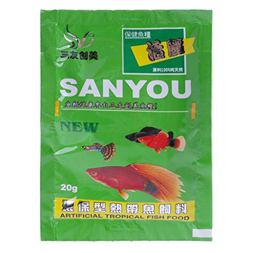 WOWOWO Aquarium Kleines Fischfutter Tropischer Goldfisch Gesundes leckeres Futter Hausbedarf WOWOWO Aquarium Kleines Fischfutter Tropischer Goldfisch Gesundes leckeres Futter Hausbedarf von WOWOWO