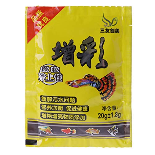 WOWOWO Aquarium Kleines Fischfutter Tropischer Goldfisch Gesundes leckeres Futter Hausbedarf WOWOWO Aquarium Kleines Fischfutter Tropischer Goldfisch Gesundes leckeres Futter Hausbedarf von WOWOWO