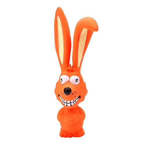WOWOWO Latex Kaninchen Welpe Kauen Molar Squeeze Pet Bite Resistant Spielzeug Zahnen Gesund von WOWOWO