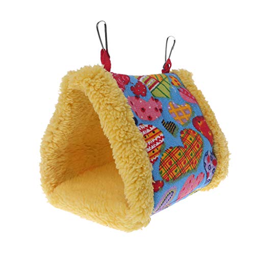 WOWOWO Winter warme Vogelkäfig Papagei Hängematte hängendes Bett Cave House Swing Nest Zelt von WOWOWO