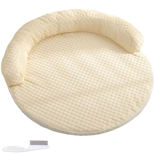 Bett for Katzen, Mit Memory-Schaum – Wärmeableitendes Gewebe, Wasserdichtes Und Maschinenwaschbares Design for Ganzjährigen Komfort, Langlebiges, Kratzfestes Bett(1,70cm) von WPDUIODF